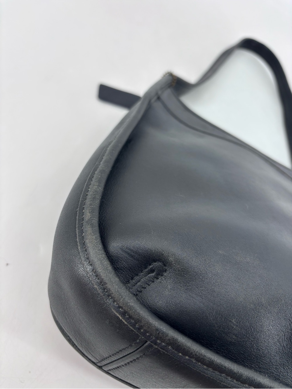 Coach Ergo 9047 Vintage 90s Leather Made In Mexico Compartment Hobo Bucket Bag - Picture 14 of 16